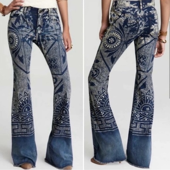 Free people Malaya Bali Flare Jeans - Picture 3 of 6